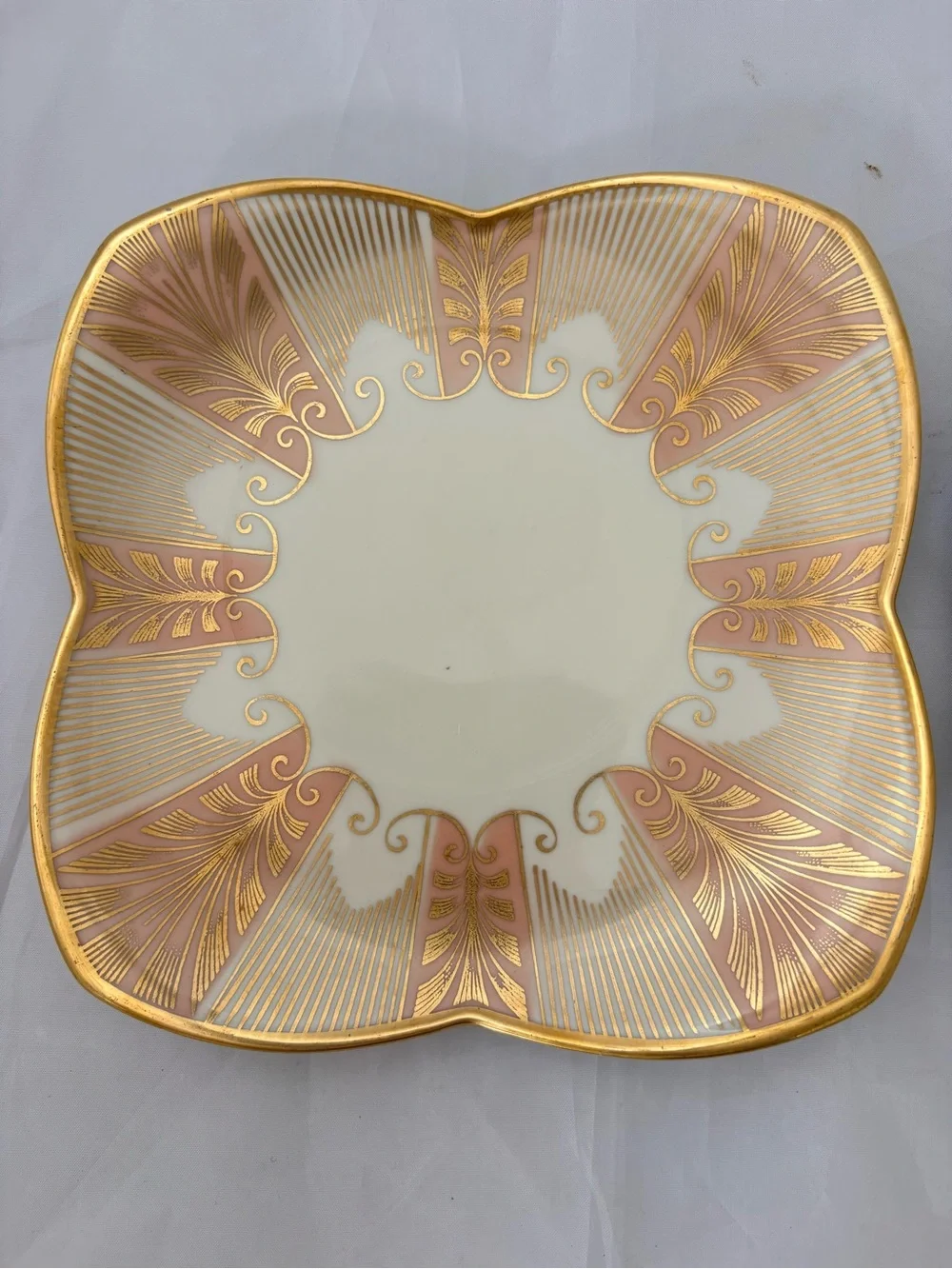 Vintage Alka Kunst Bavaria Porcelain Plate Set